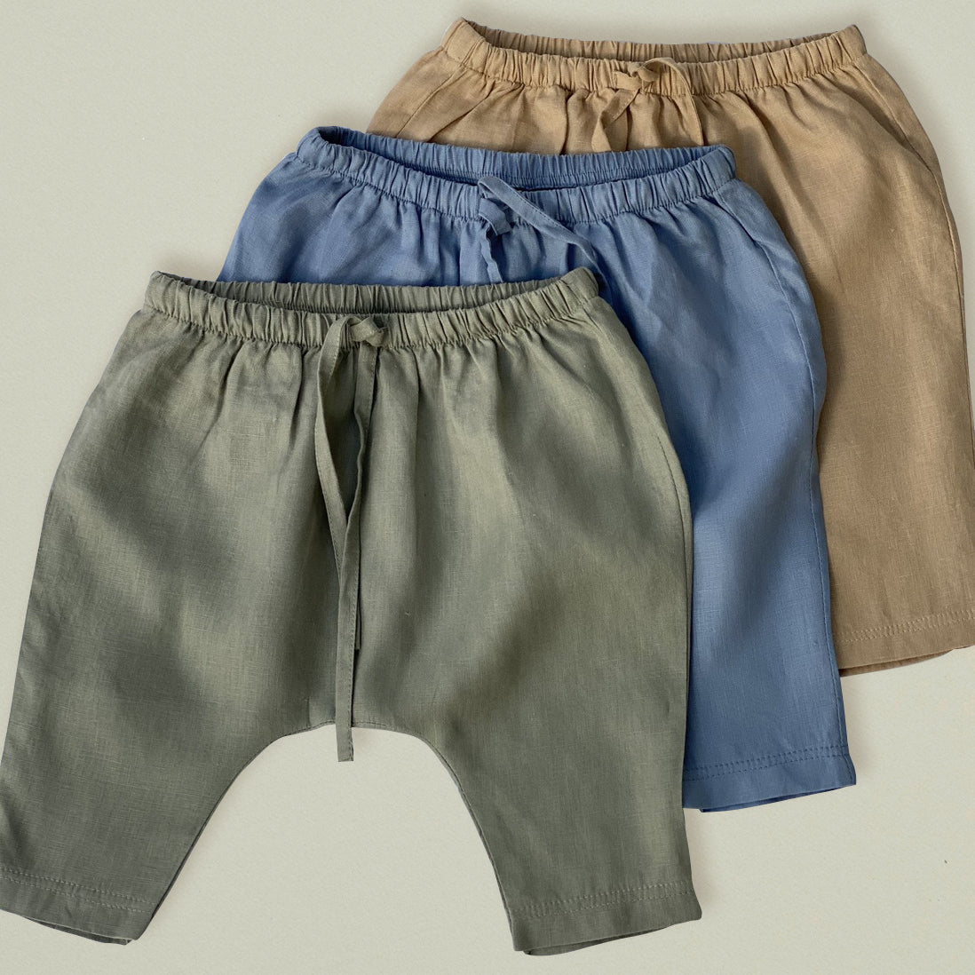 CARTER LINEN CROP HAREM