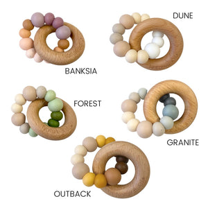 Nature bubz modern cove teether